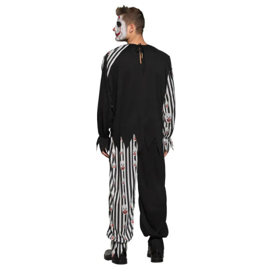 Boland Bloody Clown costume unisex black and white size 54 56 (XL)