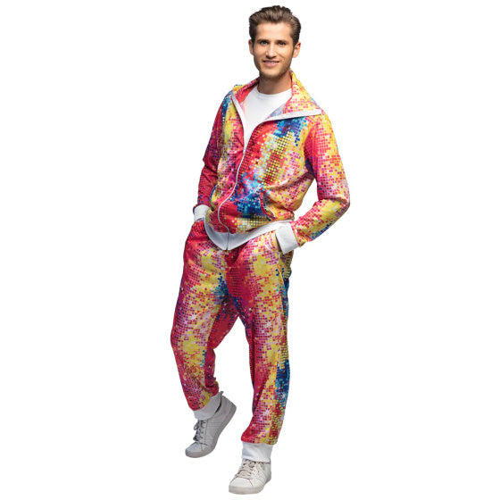 Boland Disco Dude Track Situit Men Tamaño multicolor M