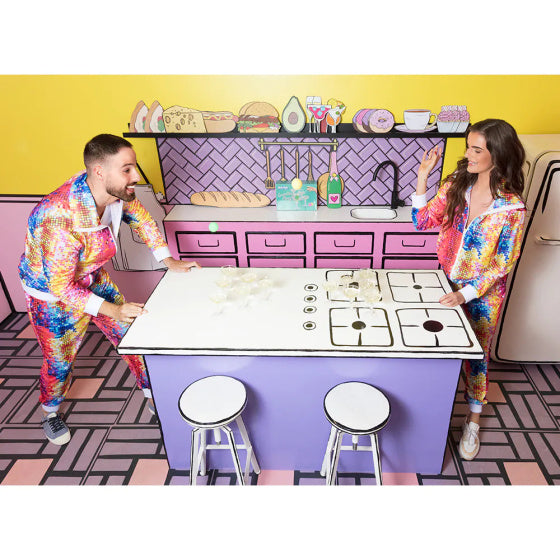 Boland Disco Dude Track Situit Men Tamaño multicolor M