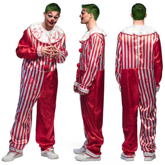 Boland Killer Clown Kostüm Männer Rot Weiß Größe 58 60 (xxl)