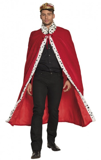 Boland Koningsmantel Deluxe Men 130 cm červená