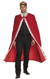 Boland Koningsmantel Deluxe Men 130 cm červená
