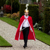 Boland Koningsmantel Deluxe Men 130 cm červená