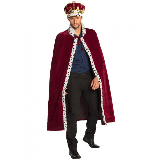 Boland costum set majesteit unisex poliestere rosso unico