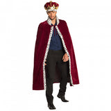 Boland costum set majesteit unisex poliestere rosso unico