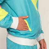 Boland Retro Track Track Sithip Polyéster Blue Size S