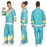Boland Retro Track Track Sithip Polyéster Blue Size S
