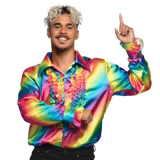 Boland St. Partyhemd Regenbogengröße XL
