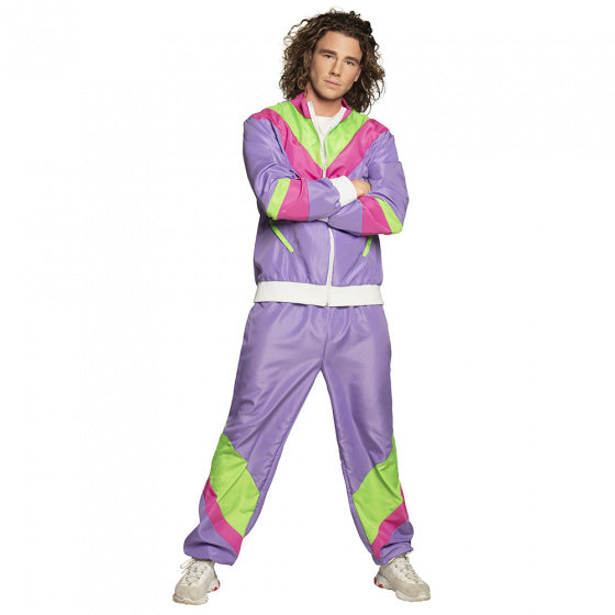 Boland Retro Track -Tracsuit Moški poliester velikosti XL