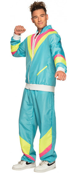 Boland Retro Track Track Sithip Polyester Blue Size M