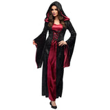 Boland Vampire mistress kostuum dames zwart.rood maat 36 38 (S)
