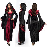 Boland Vampire mistress kostuum dames zwart.rood maat 36 38 (S)