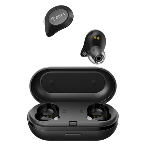 Brezžični stereo ušesni čepki Bluetooth By-ap1 črna