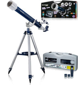 Bresser Telescope Junior 69 cm in alluminio grigio a 12 pezzi