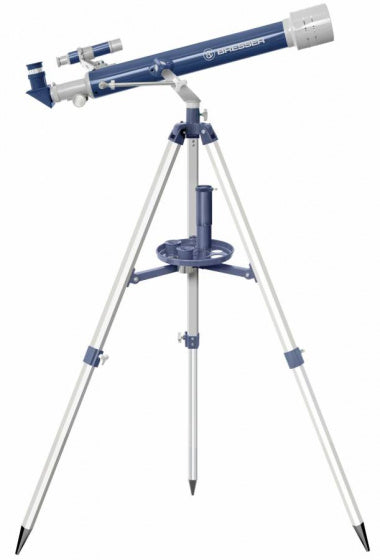 Bresser Telescope Junior 69 cm in alluminio grigio a 12 pezzi