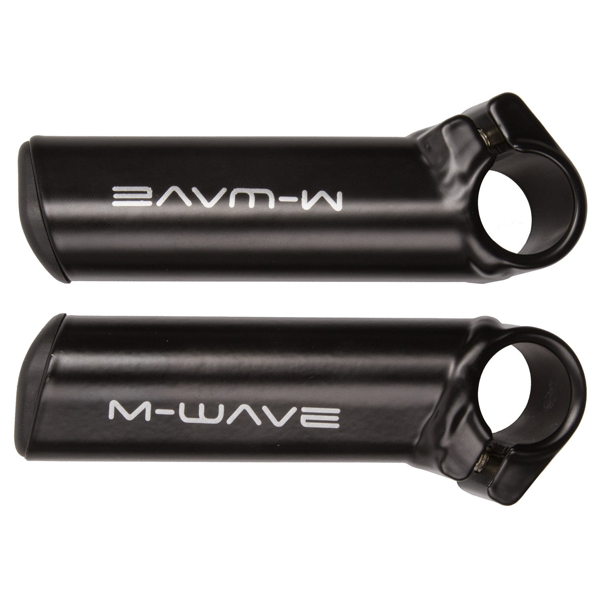 M -Dwave Aluminium Bar -ndens 10 cm - dritto, corto - Matt nero