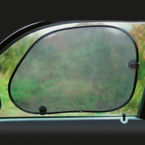 Awnings Hatchback Side Fenêtre 65 cm noir 2 pièces
