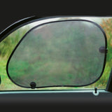 Awnings Hatchback Side Fenêtre 65 cm noir 2 pièces