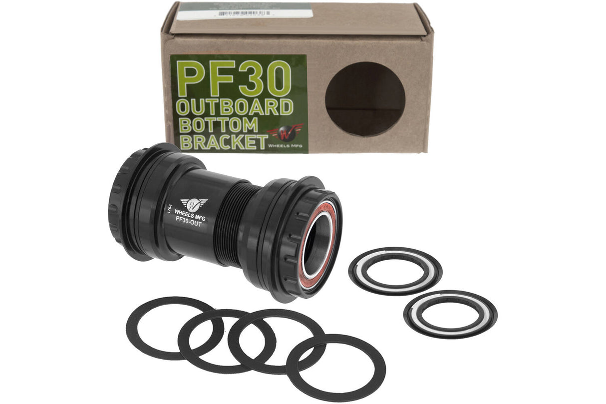 Hjul fremstillingshjul MFG bundbeslag PF30 Shimano 24mm ACB sort