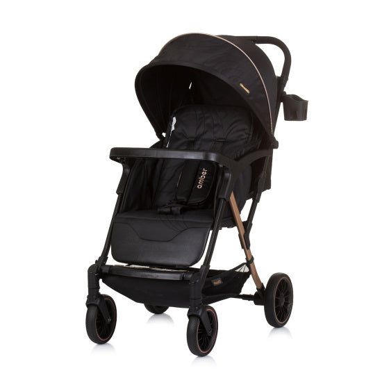 Chipolino Amber foldablen Buggy mat Foussdeckel obsidian schwaarz