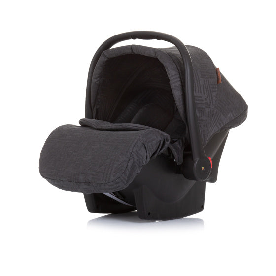 Chipolino Aspen Autostoel met Adapters 40-85 cm Groep 0+ Ebony