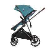 Chipolino Aura fallable 3-in-1 Pram mat Diaper Bag Teal Petrol blo schwaarz
