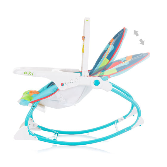 Chipolino Enjoy rocking chair with music and calming vibrations Multicolor