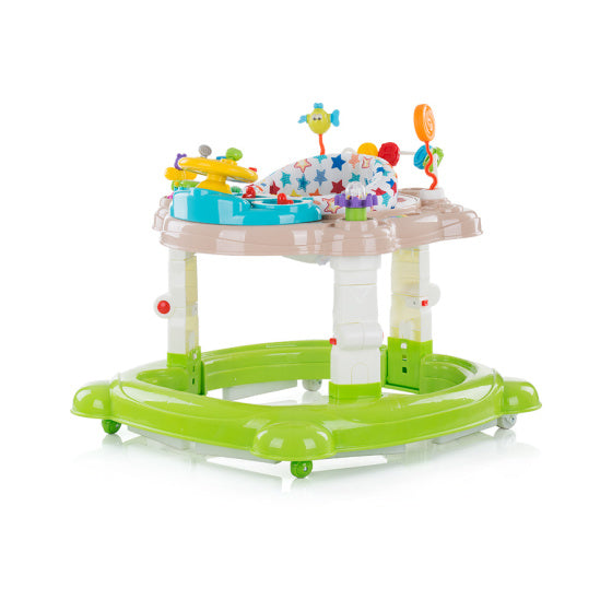 Chipolino Joya Lux 4-i-1 Walking Chair 360 ° roterbar sammenleggbar grønt