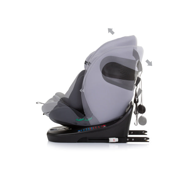 Chipolino Autositz I-Gréisst 40-150 cm ISofix 360 ° Grann