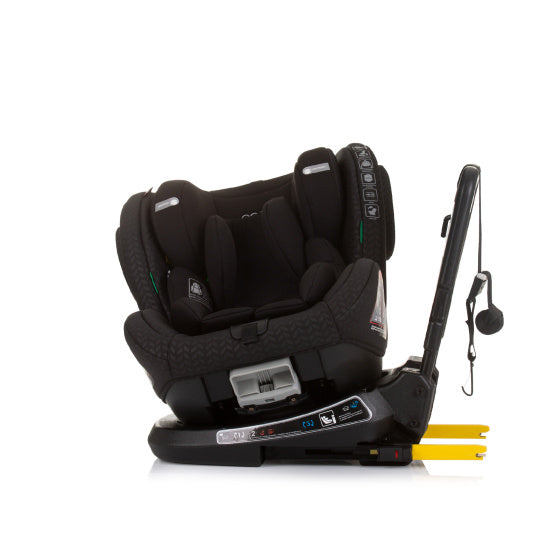 Seggiolino per auto di picco chipolino I-size 40-150 cm isofix 360 ° Obsidian nero
