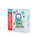 Chipolino funny animals loopwagen met speelauto muziek blauw