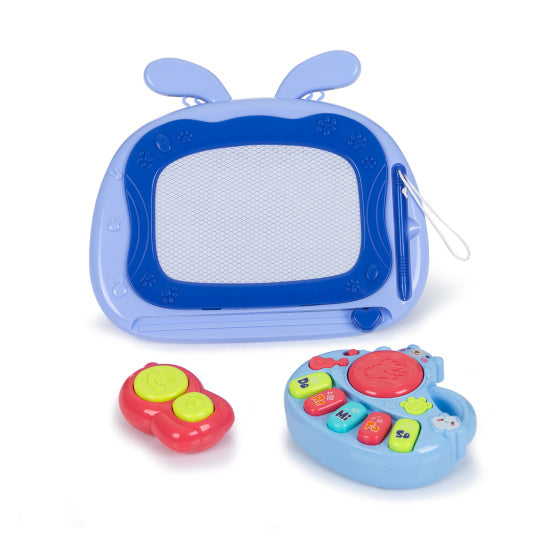 Chipolino Funny Game Walker s klavírem, telefonní deska na modrou