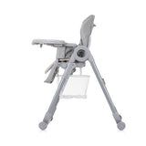 Chipolino Chef Kinderstoel met Eetblad Zitkussen Pure Grey
