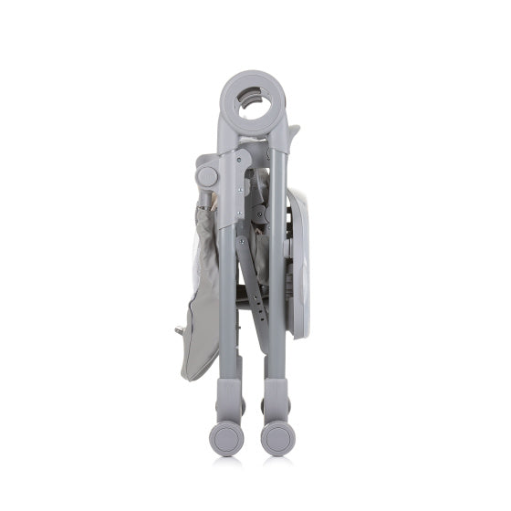 Chipolino Chef Kinderstoel met Eetblad Zitkussen Pure Grey