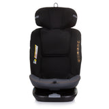 Chipolino autostoel i-size 40-150 cm isofix 360° obsidian zwart grijs