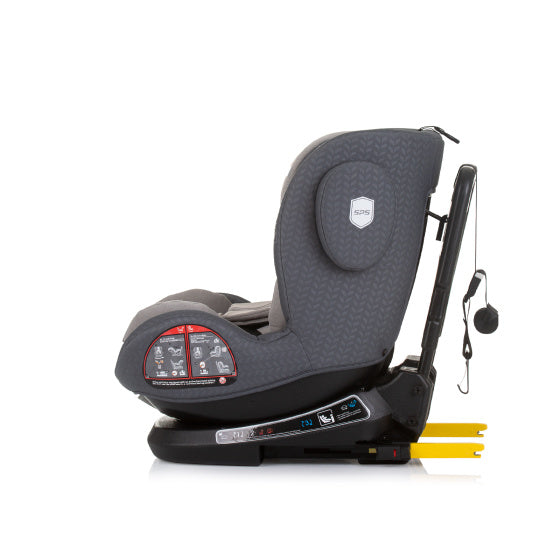 Chipolino Peak Autositz I-Größe 40-150 cm ISOFIX 360 ° Granitgrau