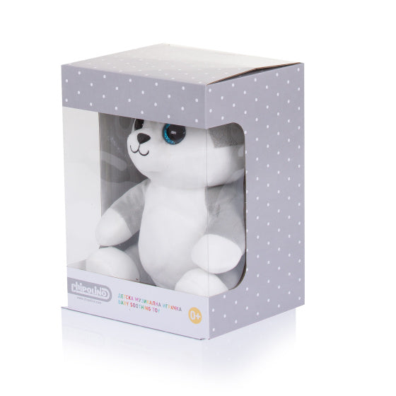 Chipolino Plush Puppelchen Nuecht Lampe Knufflusky mat Museks Liicht