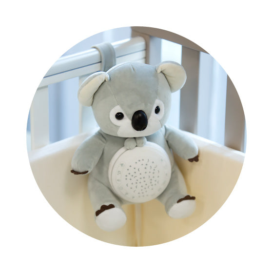 Pluszowy projektor Chipolino Knuffelkoala z muzyką światła