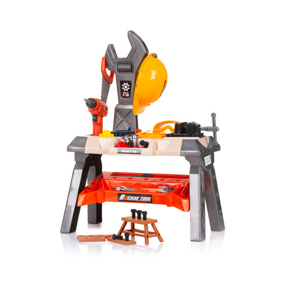 Chipolino Workbench mat Tools spillen mat Liicht 63-Stéck