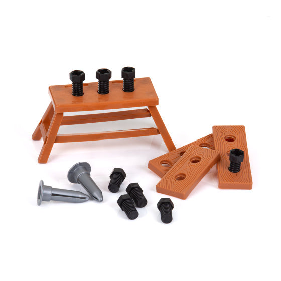 Chipolino Workbench mat Tools spillen mat Liicht 63-Stéck