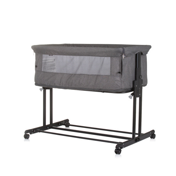 Chipolino Zen Co-Sleeper-Box mit Mückennetz Granitgrau