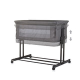 Chipolino Zen Co-Sleeper-Box mit Mückennetz Granitgrau