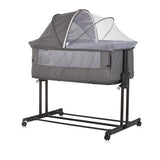 Chipolino Zen Co-Sleeper-Box mit Mückennetz Granitgrau
