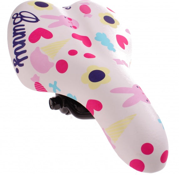 Cyletech Bunny Saddle per bambini Bike White 22 x 14 cm
