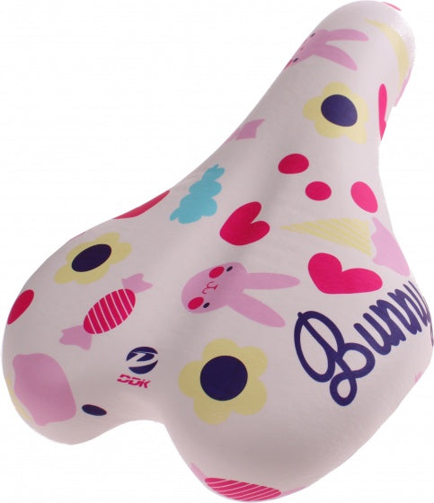 Cyletech Bunny Saddle per bambini Bike White 22 x 14 cm