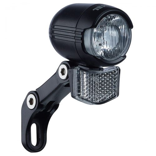 Buchel shiny 40 led koplamp naafdynamo aan uit 40 lux met standlicht