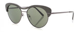 Daniel Hechter occhiali da sole DHS252 Ladies Gatto in acciaio inossidabile ovale. 3 Army Green