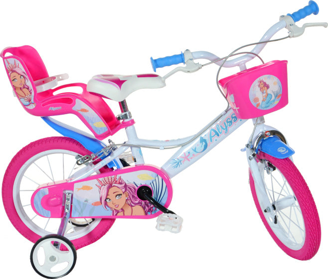 Dino Alyssa 16 palce 27 cm dívky Knijprem bílá růžová