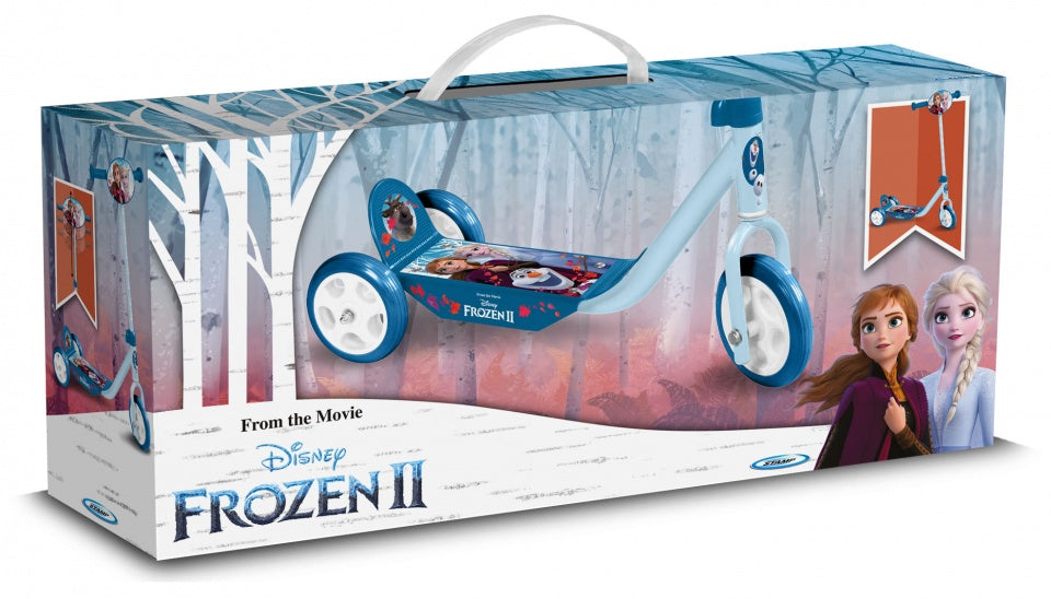 Disney Frozen 3 roues enfants frein de frein de pas bleu bleu bleu clair
