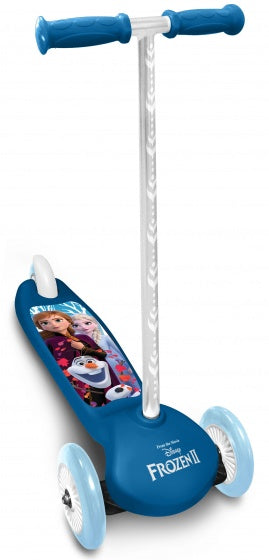 Disney gefruer 3-Wheel Kanner Schrëtt Meedercher Fouss Brems blo